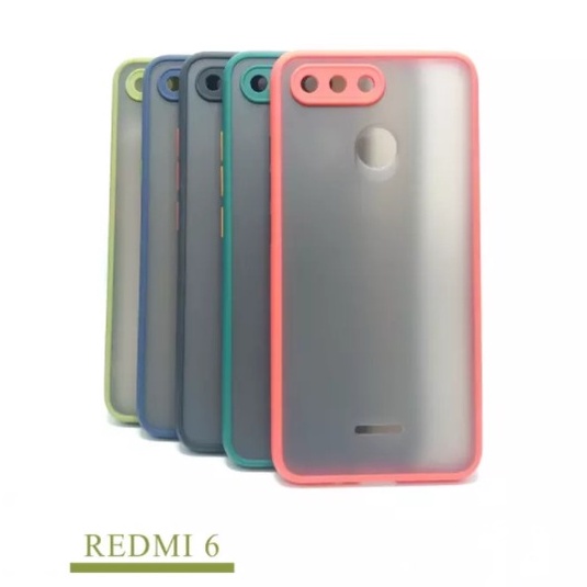 CASE MATTE XIAOMI REDMI 6 TRANSPARAN FUZE MACARON MY CHOICE - FA