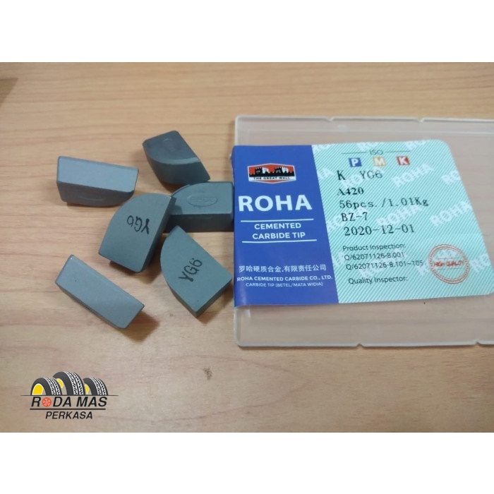A420 | A 420 | YG6 Insert Mata Pisau Bubut | Pahat Bubut Widia RMP
