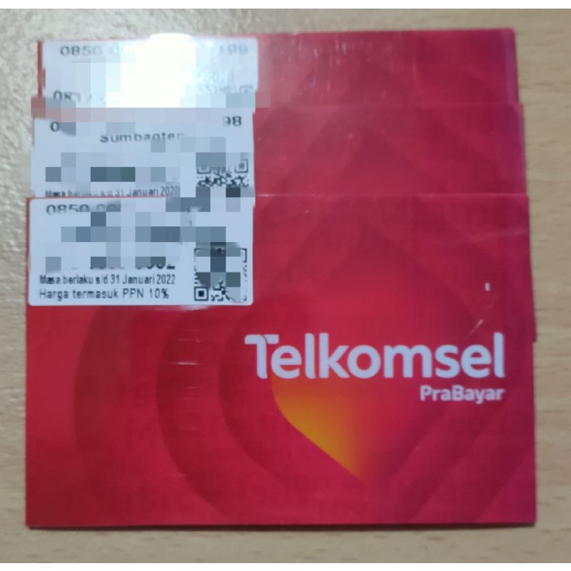 Perdana Telkomsel Prabayar 0K SEGEL