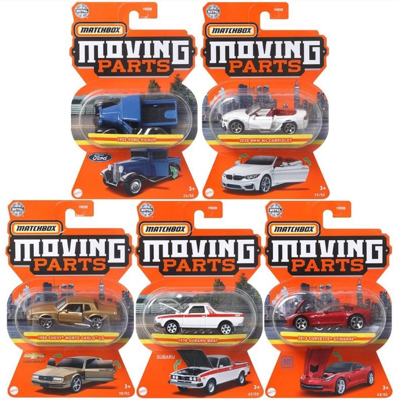 Matchbox Moving Parts Land Cruiser FJ40 Range Rover Ford Ranger Diecast Miniatur Mobil Mobilan Pajangan