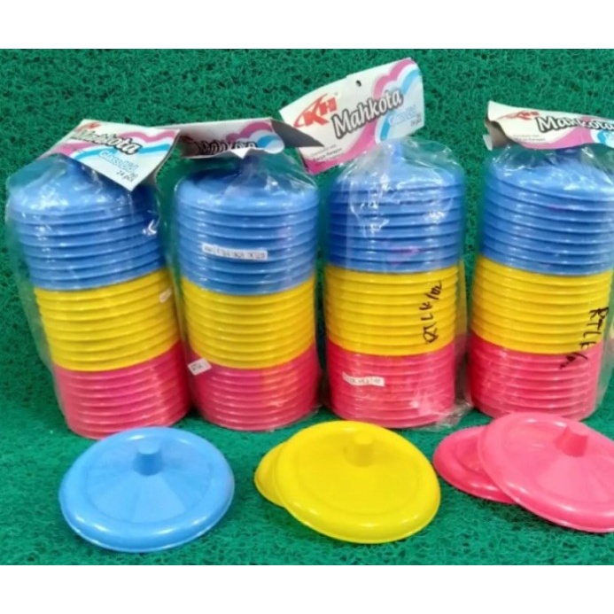 TUTUP GELAS STAINLESS/PLASTIK Lusinan ANTI KARAT