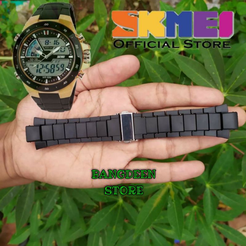 STRAP TALI JAM TANGAN RANTAI PLASTIK SKMEI 1016 ORIGINAL OEM