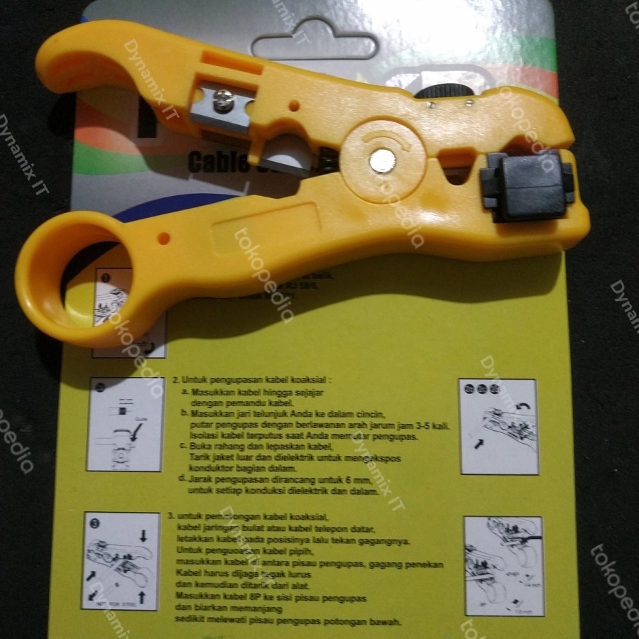 PROXP CCT-05 Cable Cutter Cable Wire Stripper Cutter | Pengupas Pemotong Alat Potong Kulit Jaket Kabel LAN