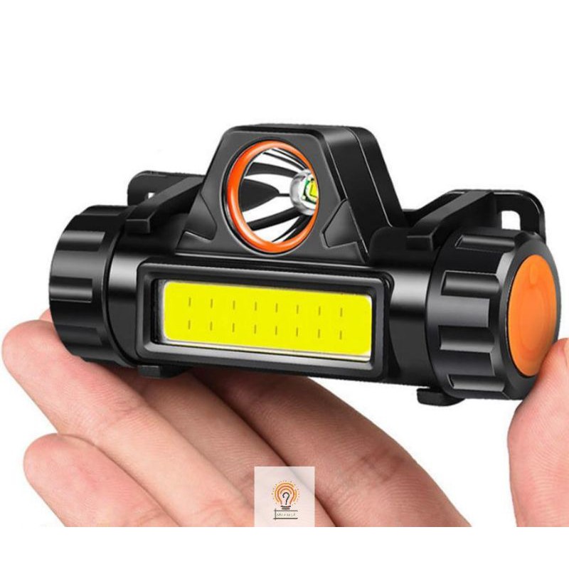 Senter Kepala Headlight High Power Recharge Waterproof LED COB MS 101 &amp; 511