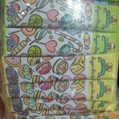 

Gulaku Bungkus Sugar Stick 8 gr isi 25 pcs/Gula Pasir Kristal Putih/Higienis/Tamu/Cafe