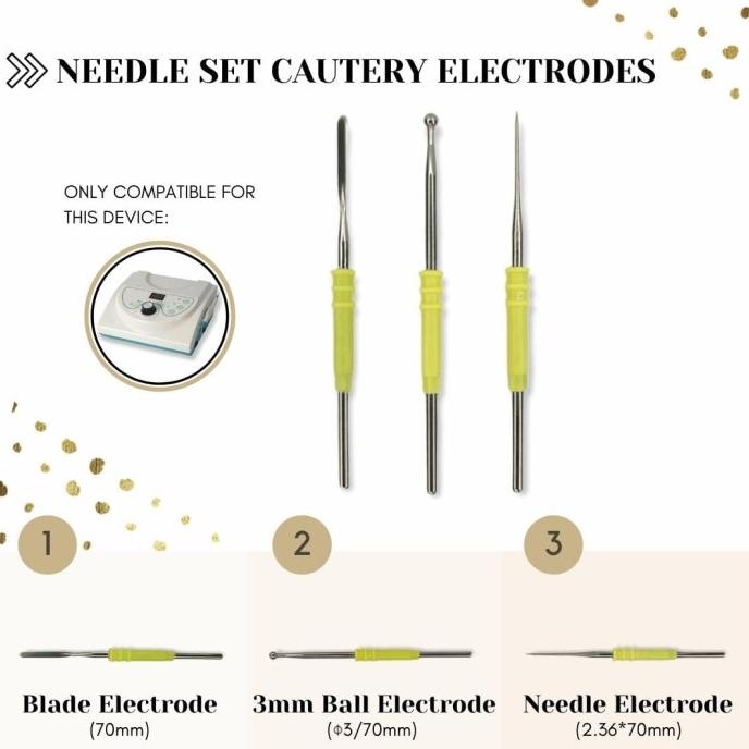 Jual Needle Set Electrodes Cautery Gdz Jarum Cauter Gdz Shopee Indonesia