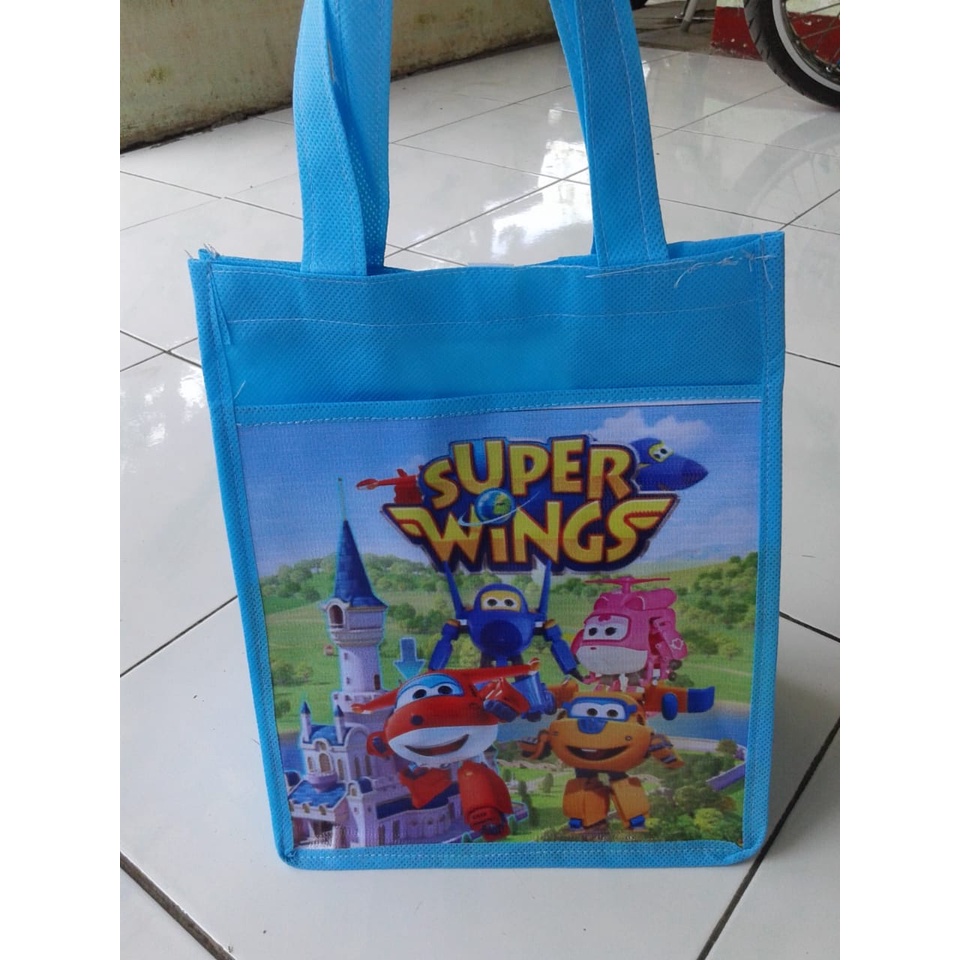 Tas Mika Ultah Anak / Goodiebag Aqiqah / Tas Souvenir Ulang Tahun Anak / Tas Berkat / Tas nasi KFC-6