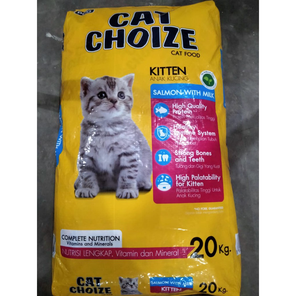 Makanan Kering Dry Cat Food CAT CHOIZE Kitten 1 KG Freshpack