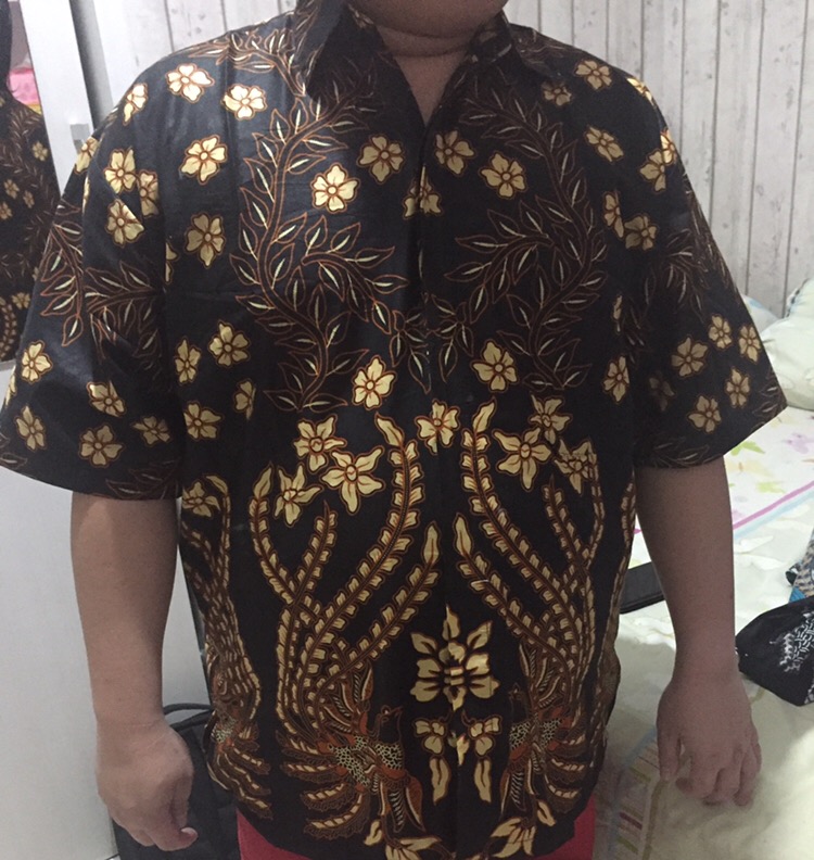 Jumbo Xxl, Xxxl, Xxxxl, Xxxxxl Kemeja Batik Pria Lengan Pendek Jumbo Baju Batik Pria