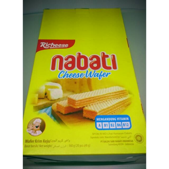 

Wafer nabati keju 20 x 8 gr