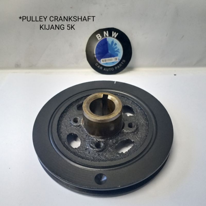 PULLEY PULLI CRANKSHAFT CKP TOYOTA KIJANG 5K KF40 OEM QUALITY GARANSI