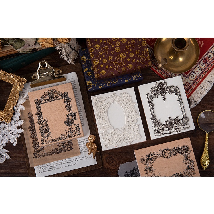 

[TO YOU] Wooden stamp Border Decorative Stamp Aesthetic Idea