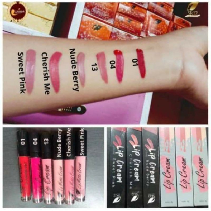Lip Cream SR12 / Lip Matte/ Lipstik/ SR12