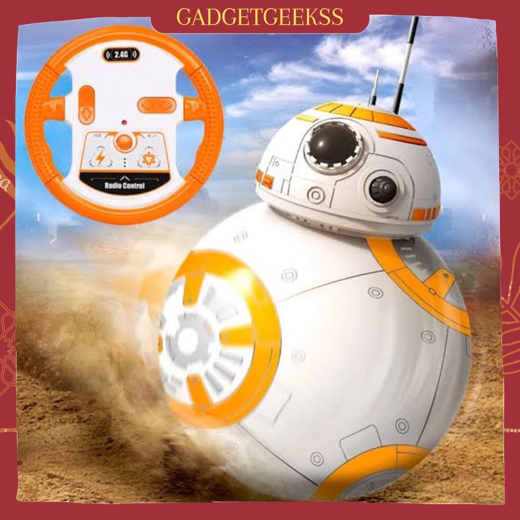 BB-8 Remote Control BB8 Droid Star Wars Robot RC 2.4ghz Mainan Robot RC