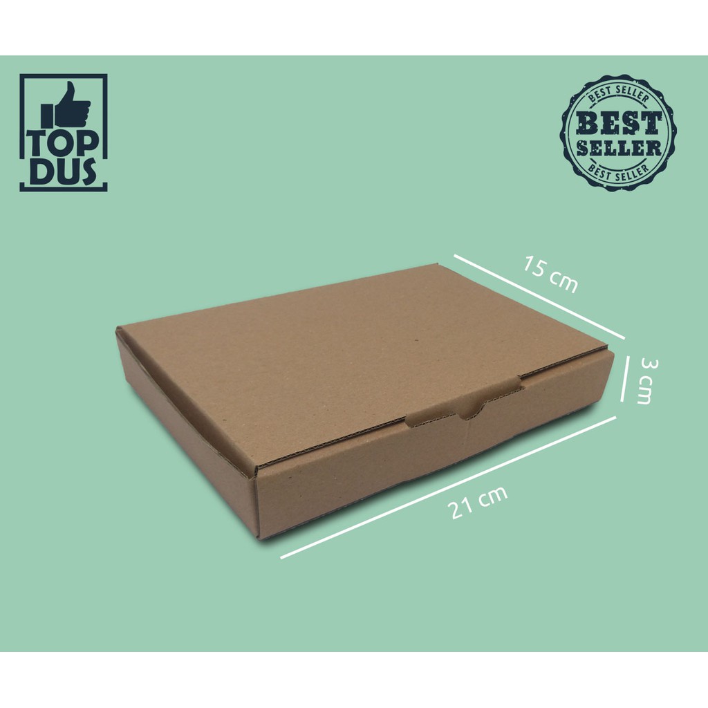 

Dus 20x15x3 Die Cut Model Pizza Box Murah Karton - Dus Souvenir / Kotak Makan/Kardus