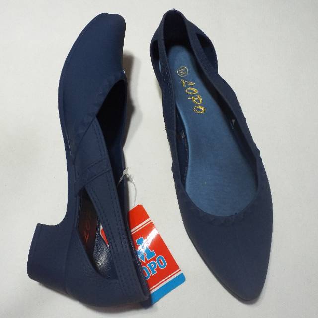 SEPATU WEDGES M LOPO  WANITA SEPATU JELLY IMPORT SEPATU M LOPO KARET SEPATU JELLY IMPORT WANITA