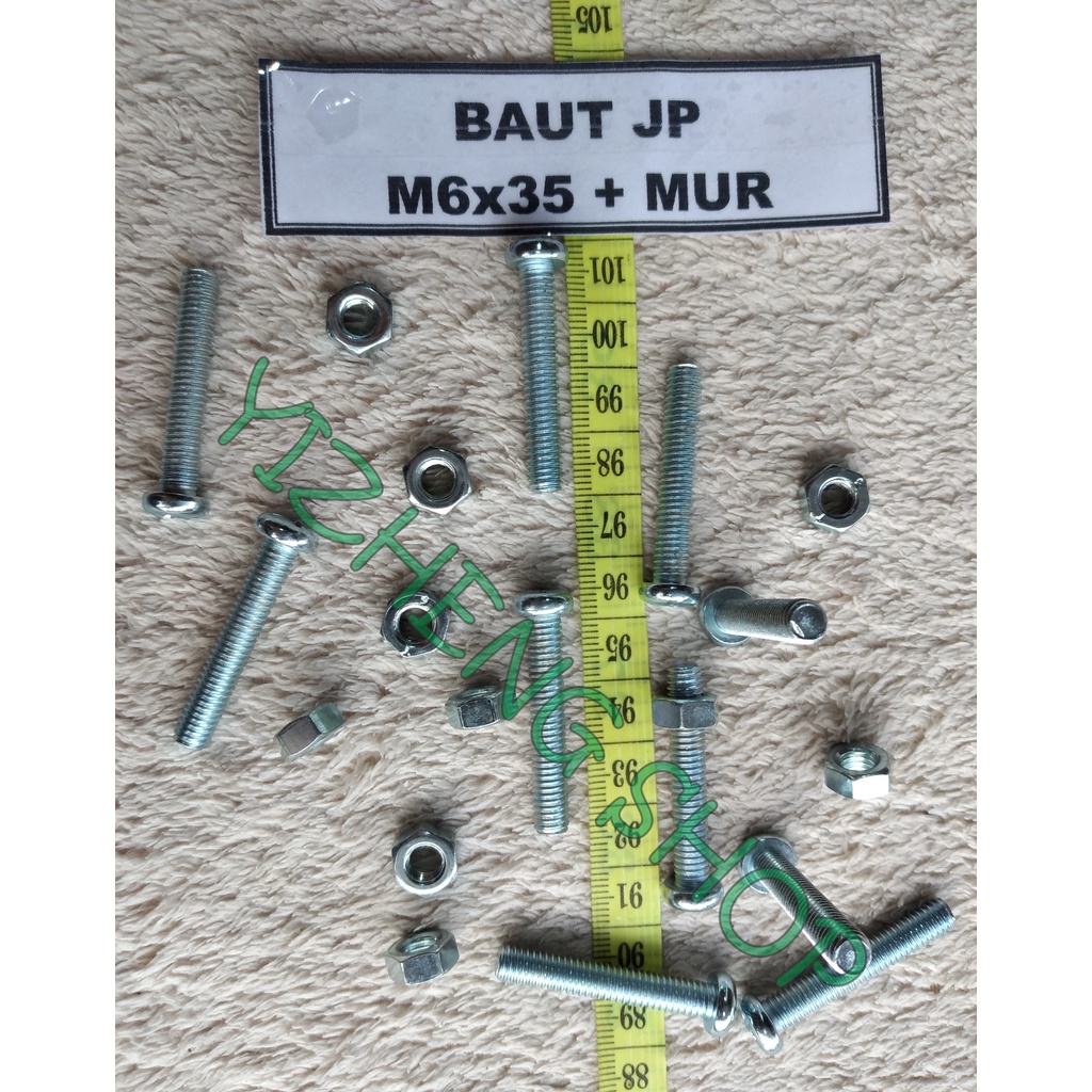 BAUT JP M6 X 35 + MUR