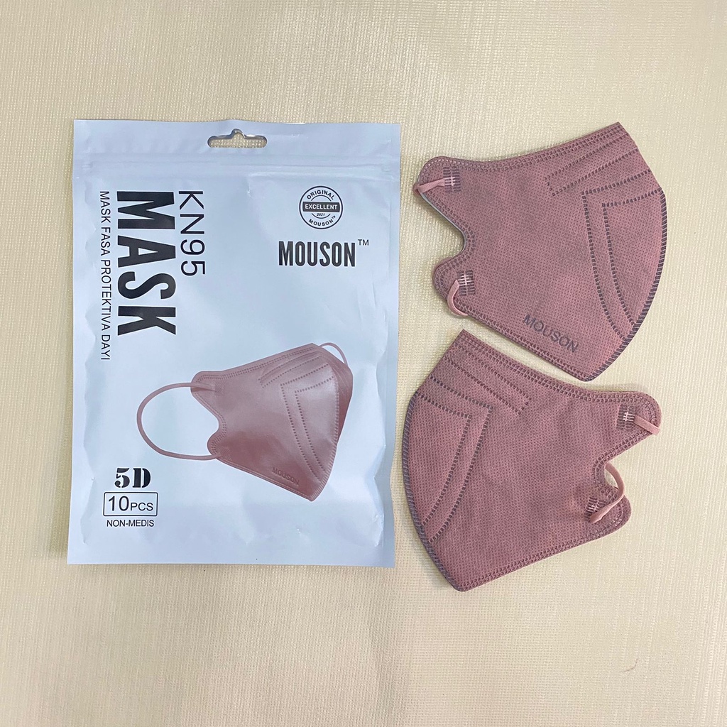 Mouson Masker KN95 5D isi 10pcs