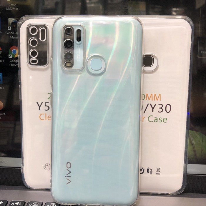 Softcase HD VIVO Y50 /Y30 Case TPU Silicon Bening Casing Transparant