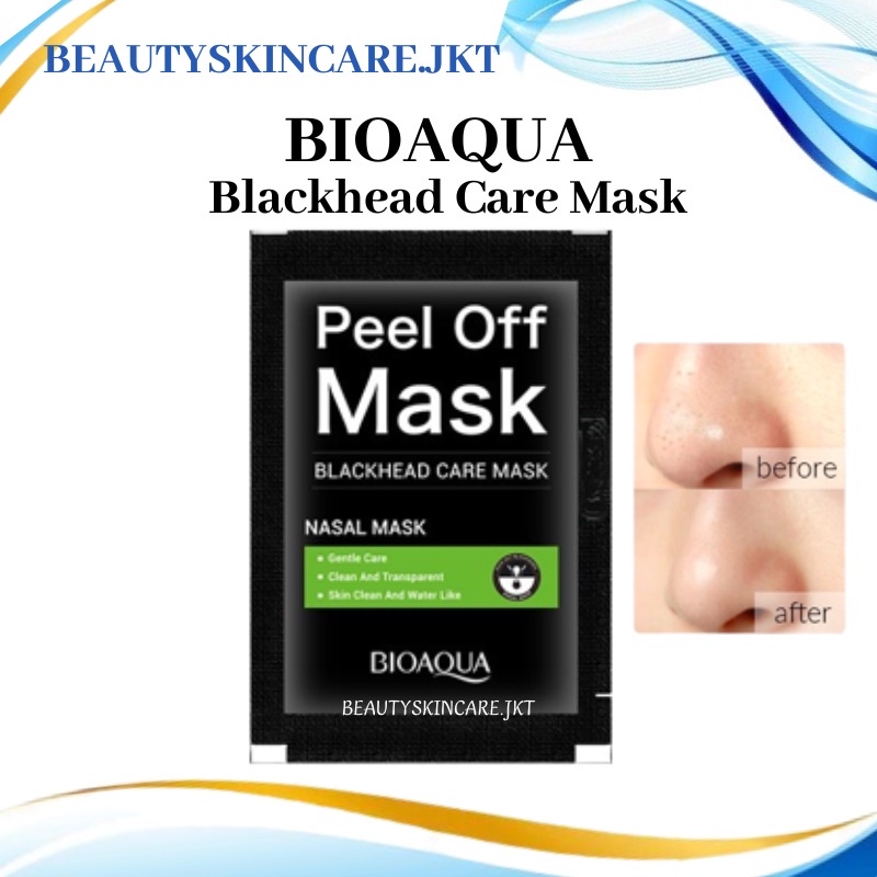 BIOAQUA Masker Komedo Blackhead Care Mask 6g | Pembersih Komedo