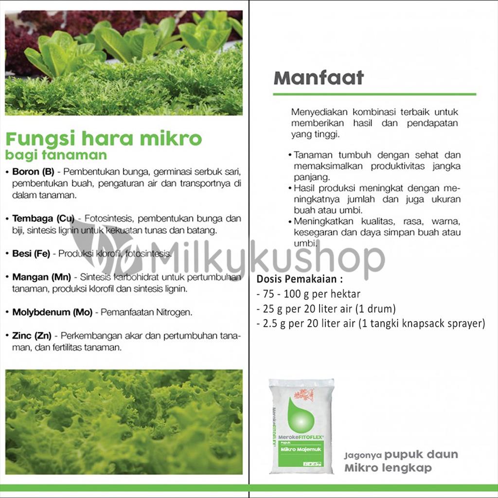 PUPUK MEROKE FITOFLEX 25 GRAM PER SACHET KEMASAN PABRIK