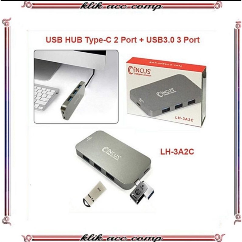 USB HUB 3.0 Type C INCUS USB 3.0