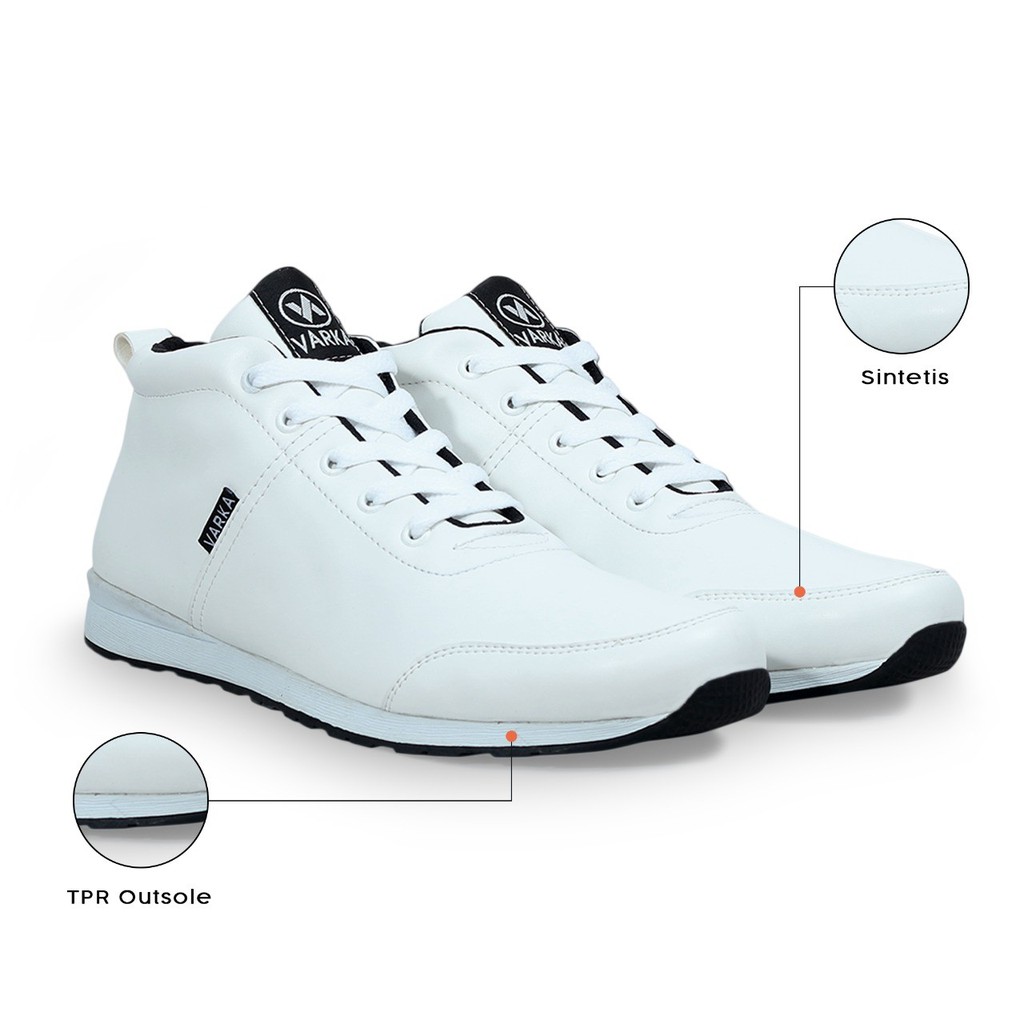Sepatu Sneakers Olahraga Pria V 4201 Brand Varka Sepatu Kets Kuliah Sekolah Kerja Trendi Berkualitas