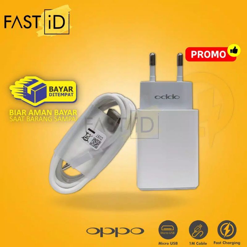 CHARGER ORIGINAL 100% OPPO A3S/A1K/A5S