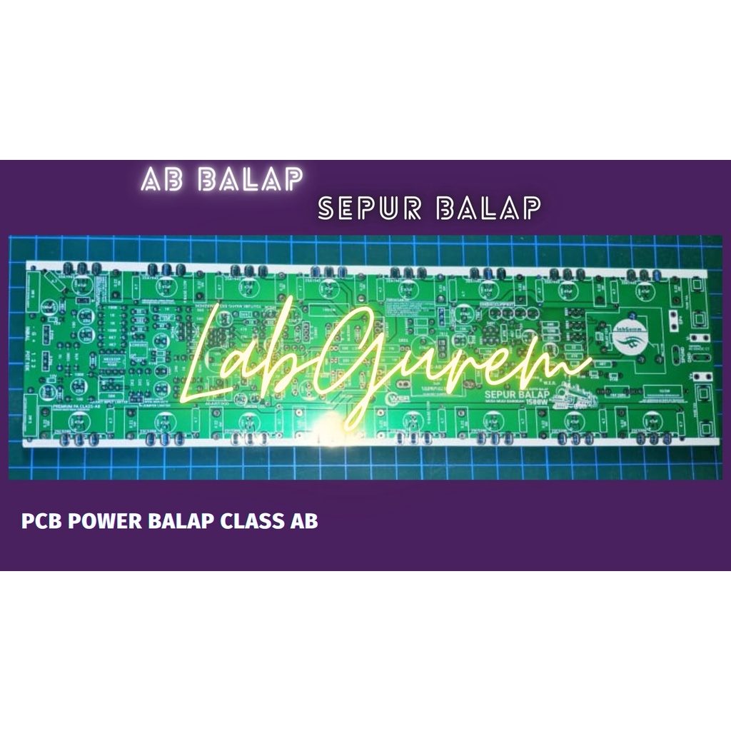 PCB Class AB G77 Sepur Balap Power Amplifier 2U