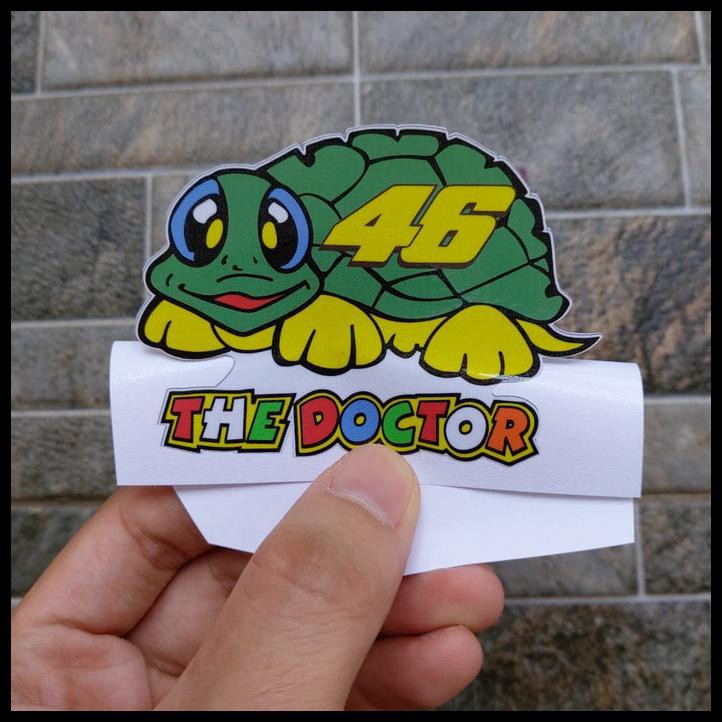 

STIKER VINYL TURTLE ROSSI MOTO GP FANS CLUB MOTOR HP SEPEDA LAPTOP HEL