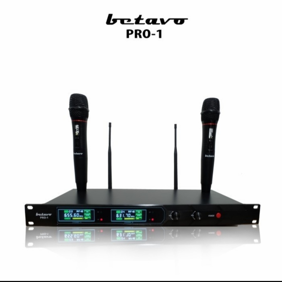 Mic wireless Betavo Pro 1 Free Hardcase Microphone Handle Pro 1