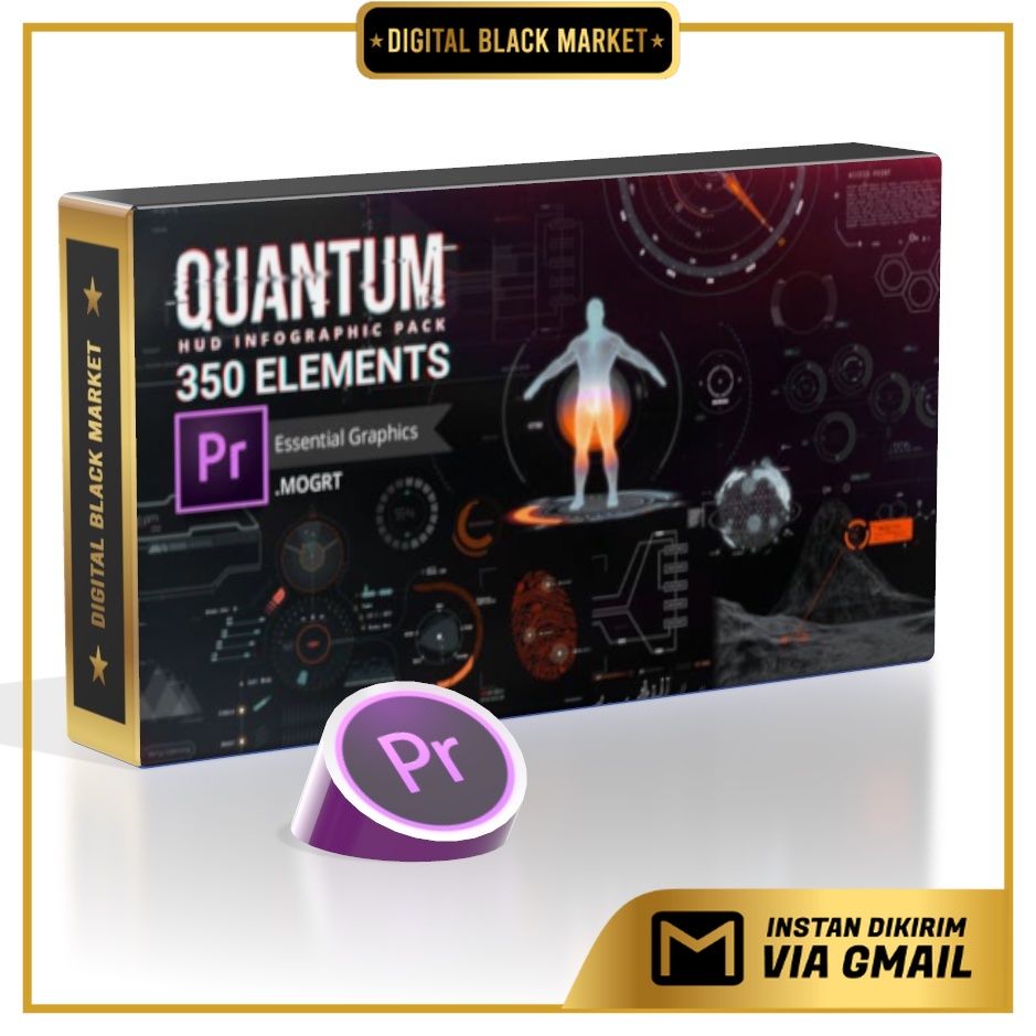 Motion Factory - Quantum HUD and HiTech Elements - Premiere Pro (Extension)