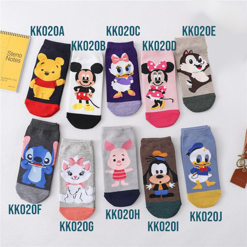 Kaos Kaki Karakter Disney Lucu