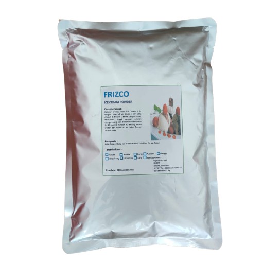 

FRIZCO 1kg COKLAT Ice Cream Powder Frisco tepung serbuk Bubuk Es Krim hard serve instan Mixer premix chocolate fresco 1000gr cokelat