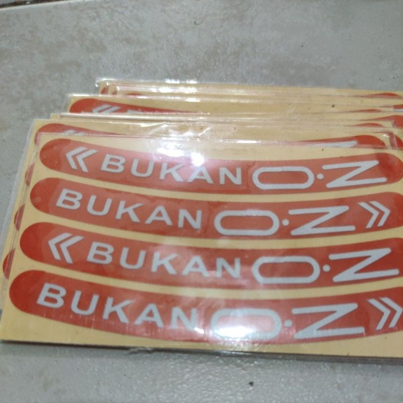 stiker pellk motor bukan OZ