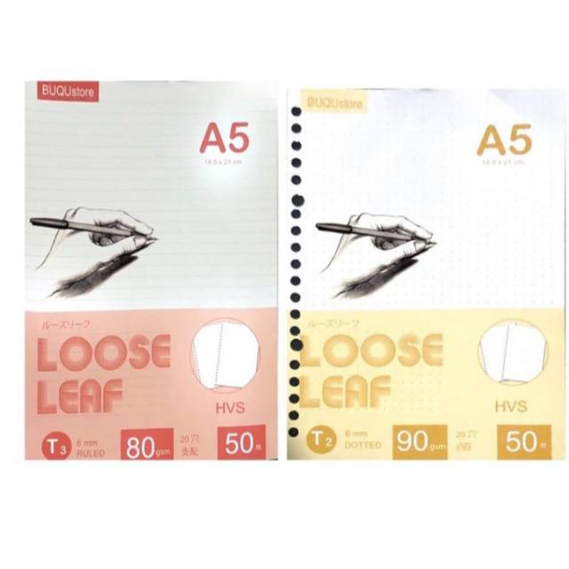 

HVS Loose Leaf A5/ Isi Binder
