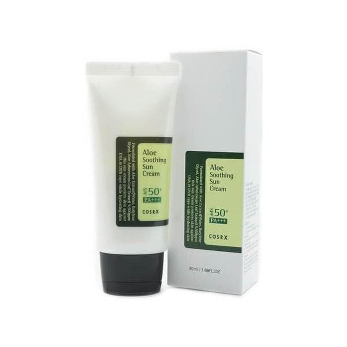 Sunscreen COSRX Aloe Soothing Sun Cream SPF 50+ PA 50 ml BPOM - Sunblok Sunblock Wajah - Crosx Corsx