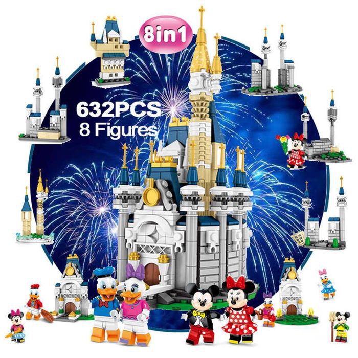 BS-061 Minifigure Disney Castle -SY 6584 - Mickey & Friends