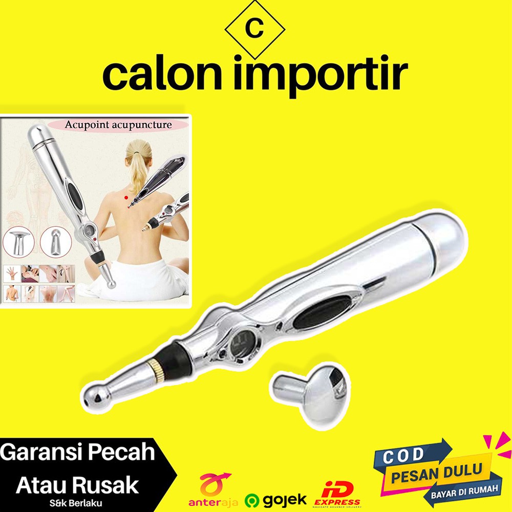 Alat Akupuntur Elektrik Tubuh Setrum Kejut Magnet Pena Terapi Listrik Melancarkan Sirkulasi Darah