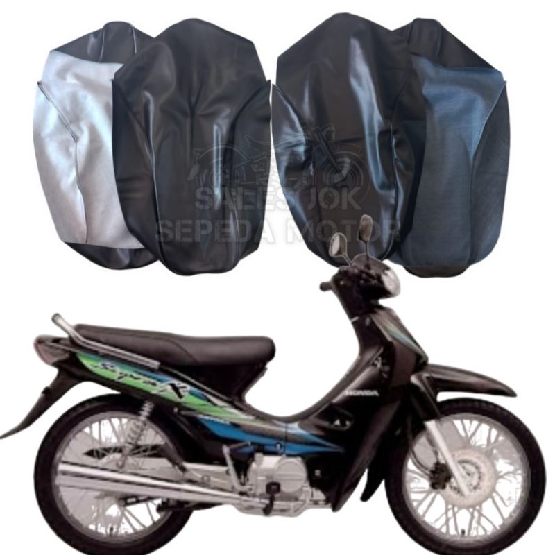 Kulit Jok/Cover Jok/Sarung Jok Sepeda Motor Supra X 100/Supra X Lama