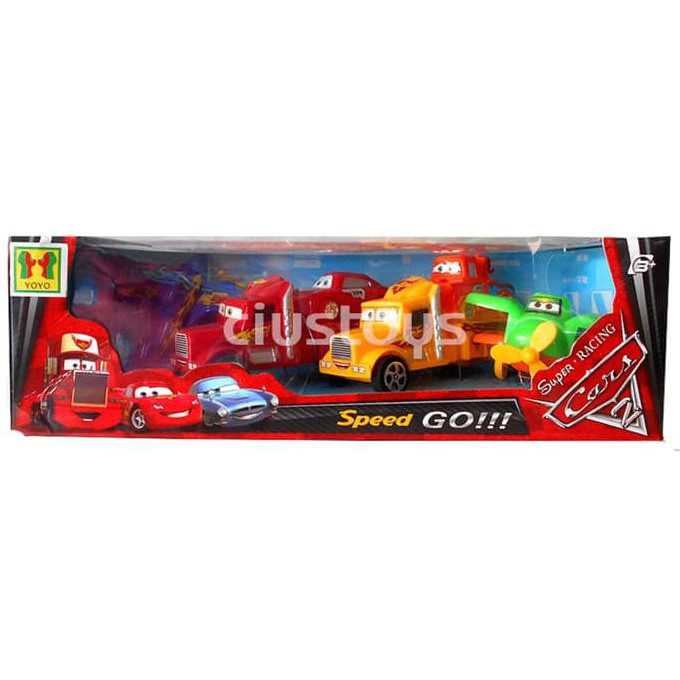 Ramadhan Sale..!!! Truck Cars Isi 6Pcs - Mainan Anak Cars Mcqueen Murah Terbaru
