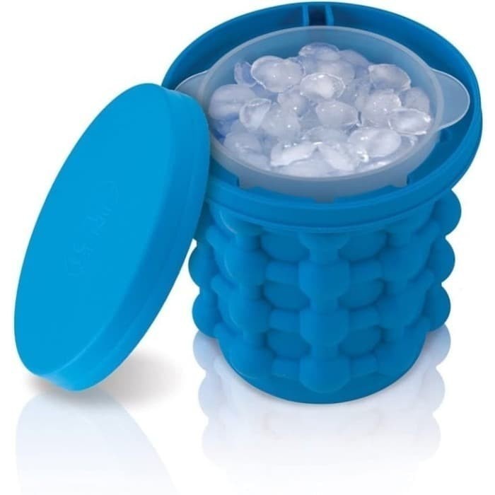 EM Cetakan Es Batu Ice Cube Maker 3D Silikon Mold