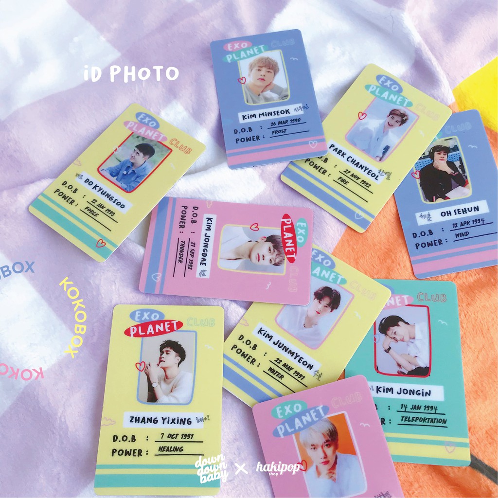 EXTRA ID PHOTO KOKOBOX - EXO Anniversary Goods