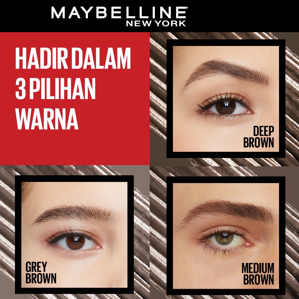 ★ BB ★ Maybelline Tattoo Brow 3D Styling Gel Brown Cokelat - Makeup Eye