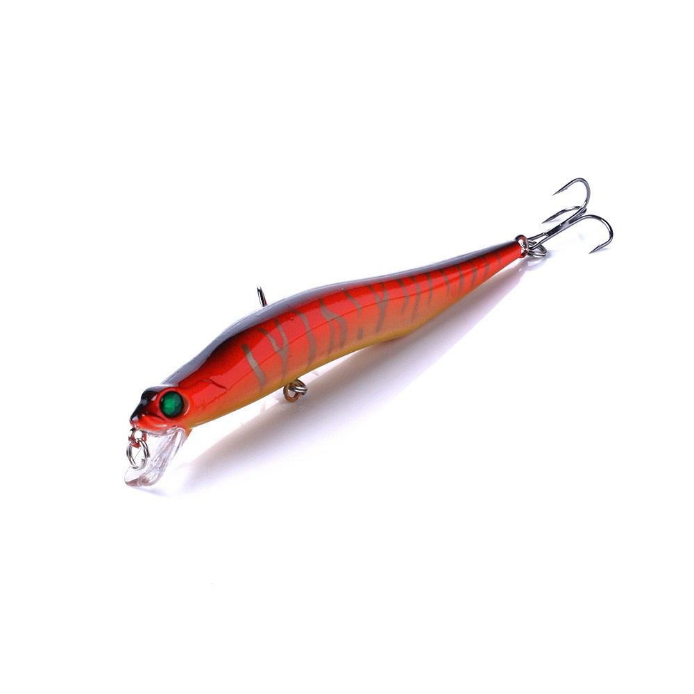 Hengjia 1pc Umpan Pancing Minnow Wobbler 5 Warna 12cm 10g Kedalaman 0.5-1.5m