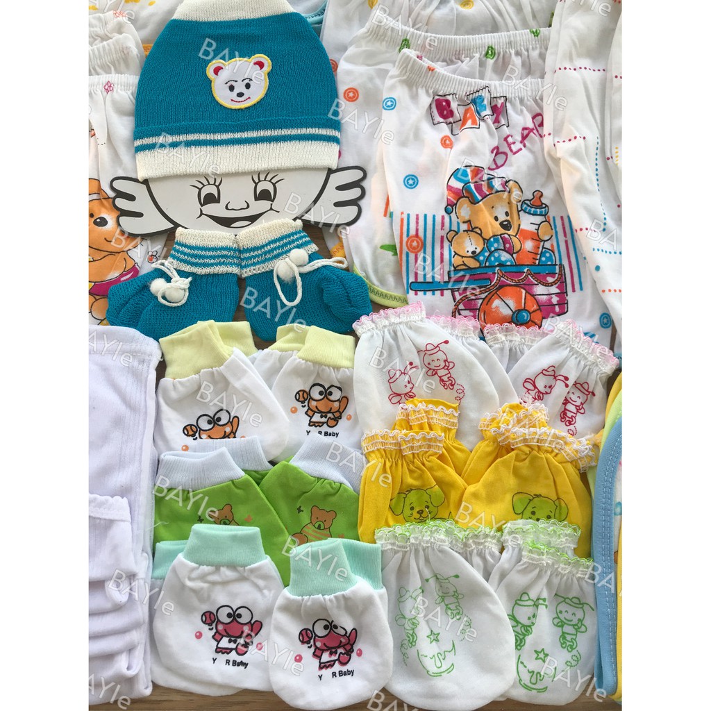 BAYIe - 37 PCS Paket Hemat Perlengkapan Baju Bayi Baru Lahir (New Born) Ekonomis dan Hemat PAKET PAKAIAN