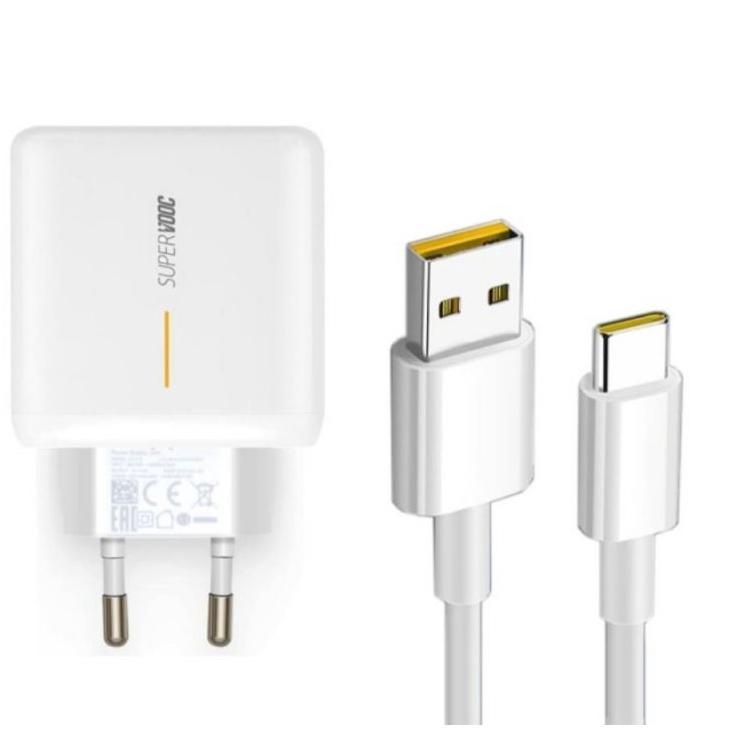 Hadir Hebat Charger Realme Original 100% SuperVooc 65Watt/30 Watt
