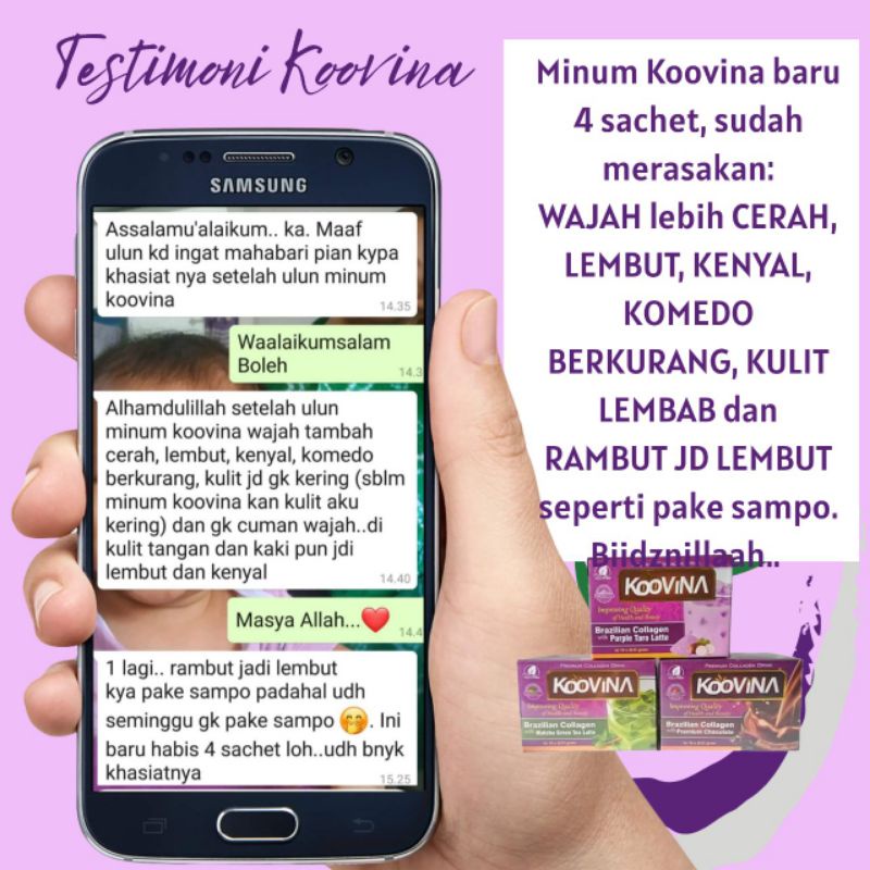 PAKET HEMAT - GLUTAVINA / KooVina Brazillian Collagen / Minuman Kolagen Premium / Halal Premium Collagen BPOM