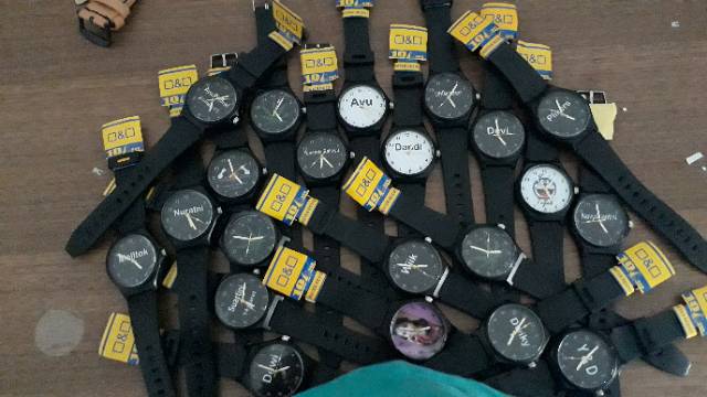 jam custom | karet Rubber