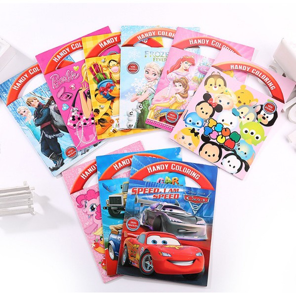 

HANDY COLORING BOOK / BUKU MEWARNA KARTUN
